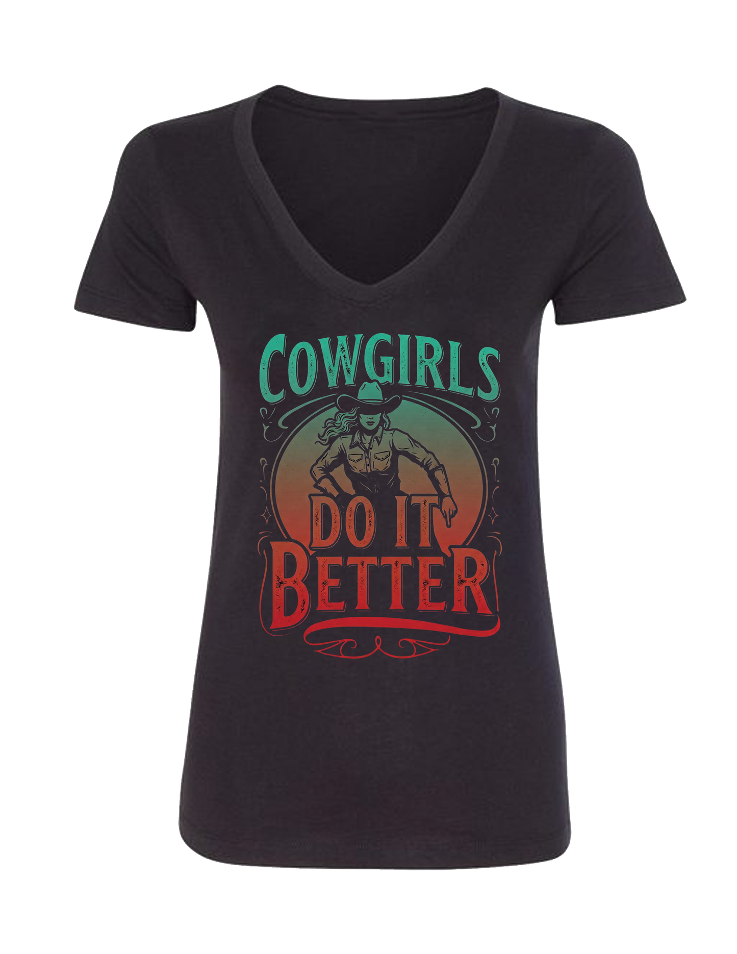 Cowgirls Do It Better V-Neck/Tank Top