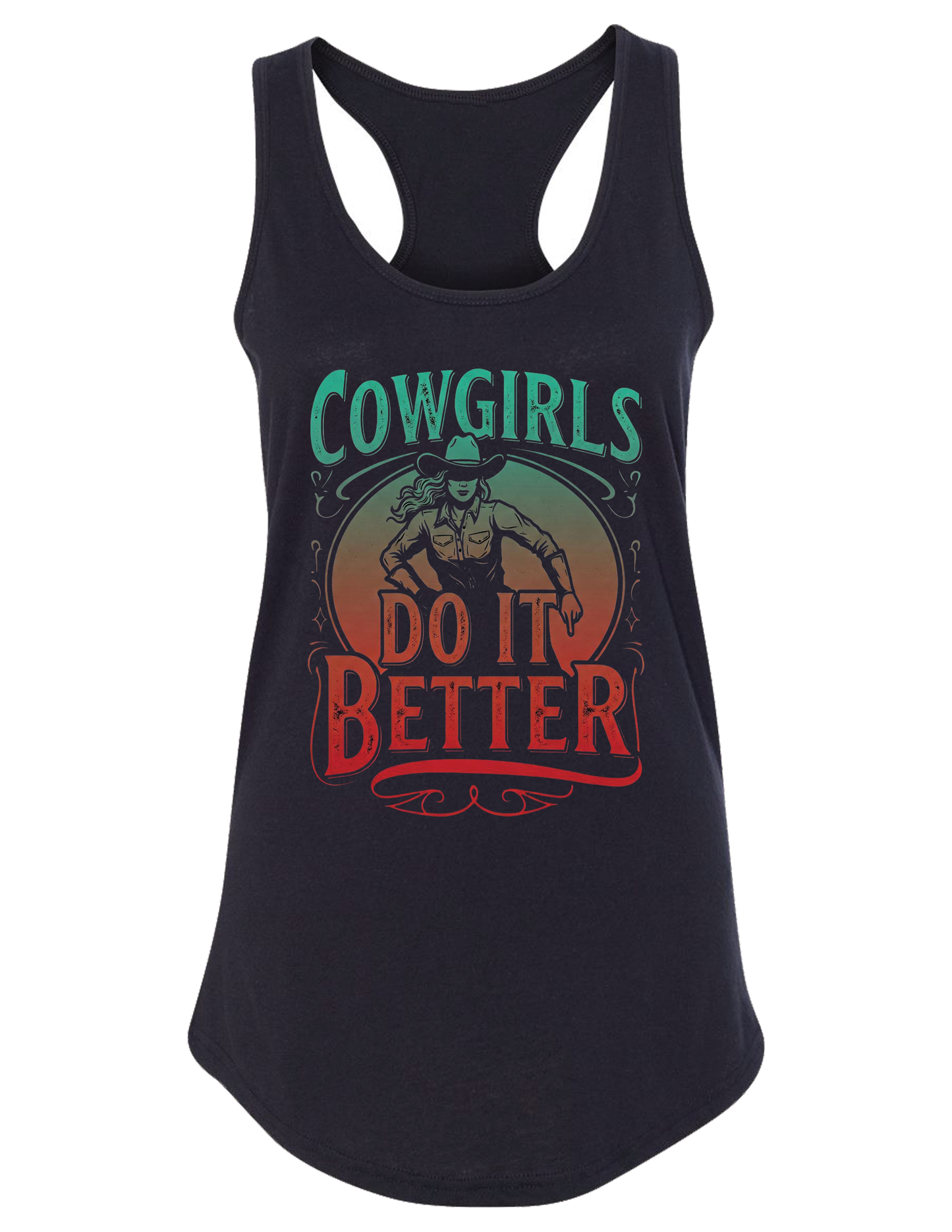 Cowgirls Do It Better V-Neck/Tank Top